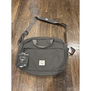 NEW Osprey Arcane Brief Laptop Messenger~Stonewash Black~Everyday & Commute Bag